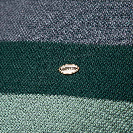 Herren Strickpullover mit modernem Farbblockdesign und feiner Struktur EB