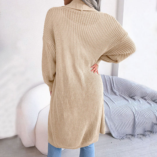 EB | Einfarbige Strickjacke für Elegante Outfits