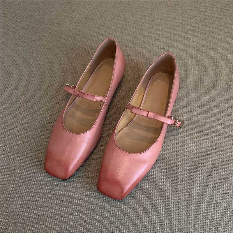 Damen Mary Jane Ballerinas mit edlem Riemenverschluss und komfortabler Sohle EB