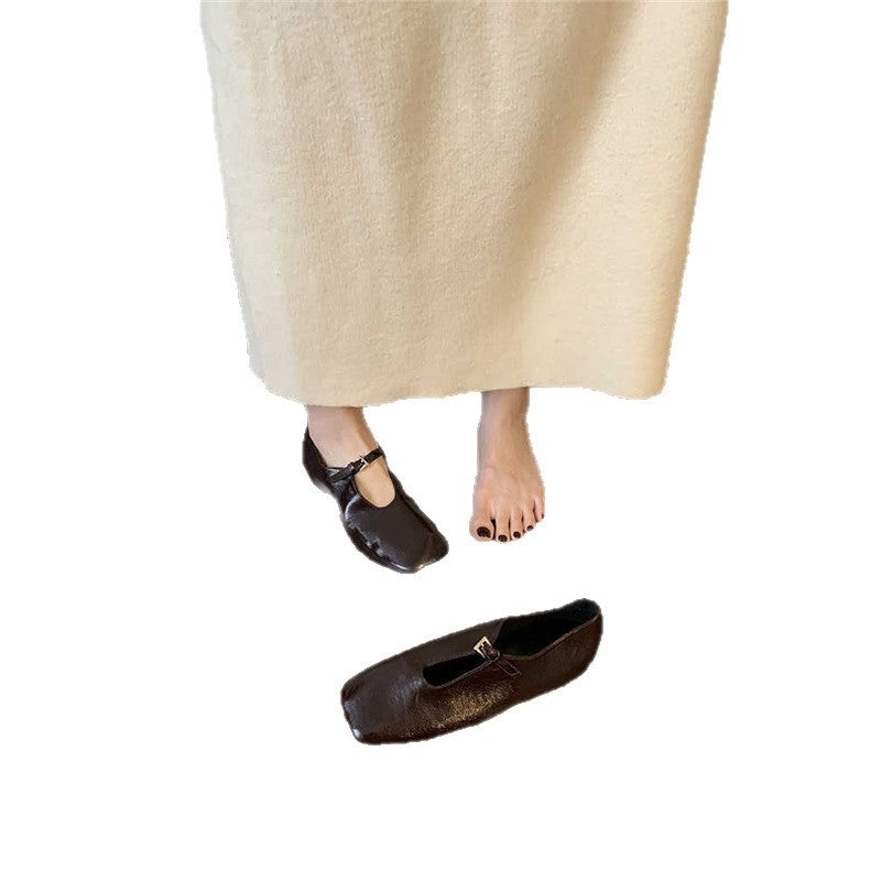 Damen elegante flache Ballerinas EB