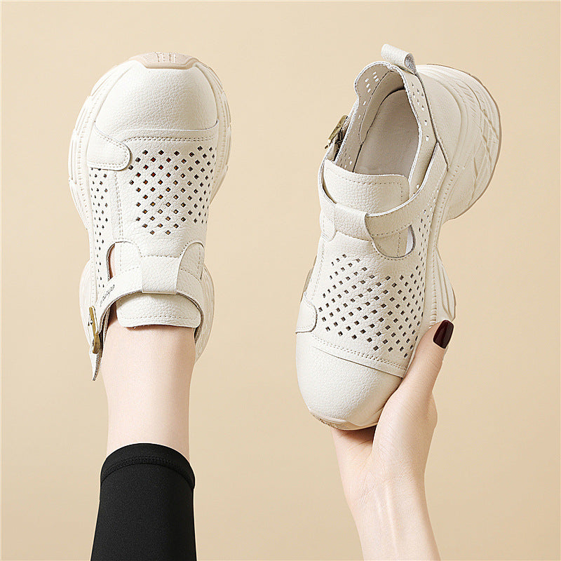 Damen Atmungsaktive Komfort-Sandalen mit verstellbarem Riemen und rutschfester Sohle EB