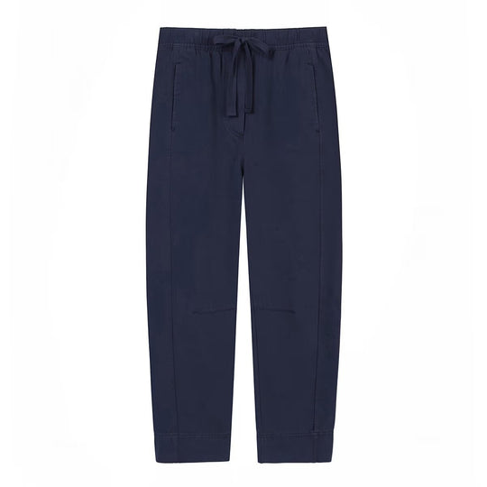 Damen entspannte Chino-Hose mit verstellbarem Taillenzug und praktischem Schnitt EB