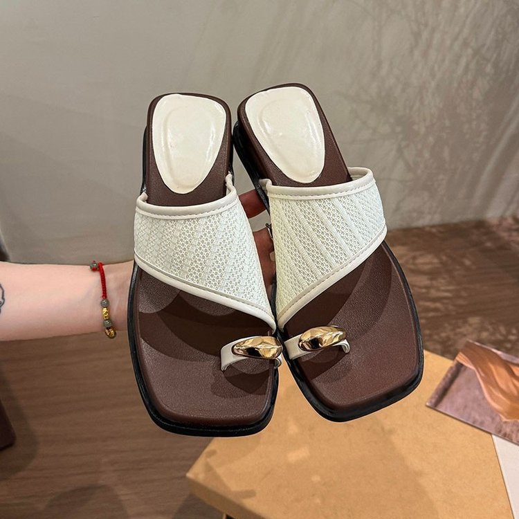 Damen elegante Riemensandalen mit atmungsaktivem Netzoberteil und dezentem Schmuckdetail EB