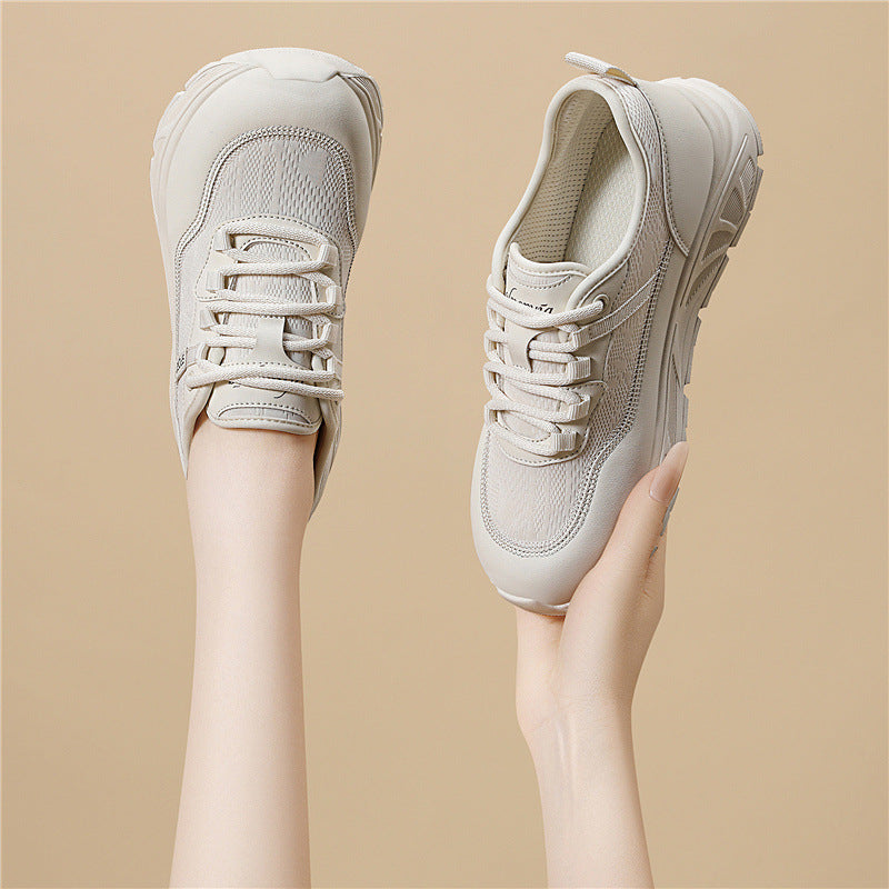 Damen Sportliche Freizeit-Sneaker mit elastischem Schnürsystem und dämpfender Sohle EB
