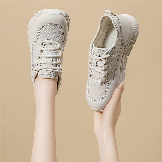 Damen Sportliche Freizeit-Sneaker mit elastischem Schnürsystem und dämpfender Sohle EB