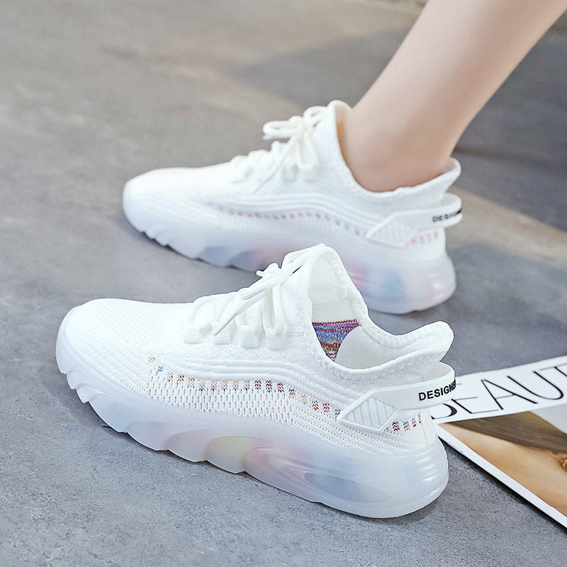 Damen Atmungsaktive Fashion Sneakers mit effizienter Dämpfung und flexibler Laufsohle EB