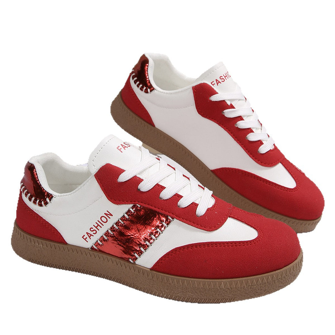 Damen modische Sneakers mit atmungsaktiver Struktur und rutschfester Sohle EB
