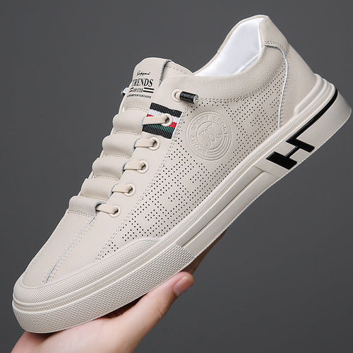 Damen Sportliche Sneaker mit perforiertem Obermaterial und modischem Design EB