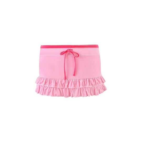 Damen Rüschenshorts mit verstellbarem Bindeband EB