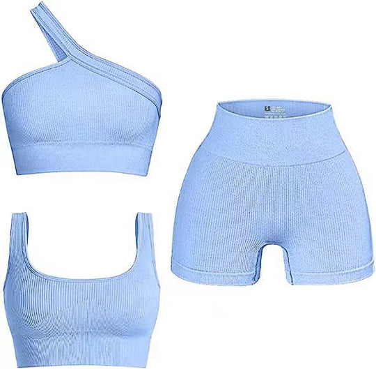 Damen Sport-BH und Shorts Set EB