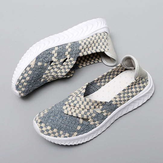 Damen Atmungsaktive Slip-On Freizeitsneaker mit flexiblem Obermaterial EB