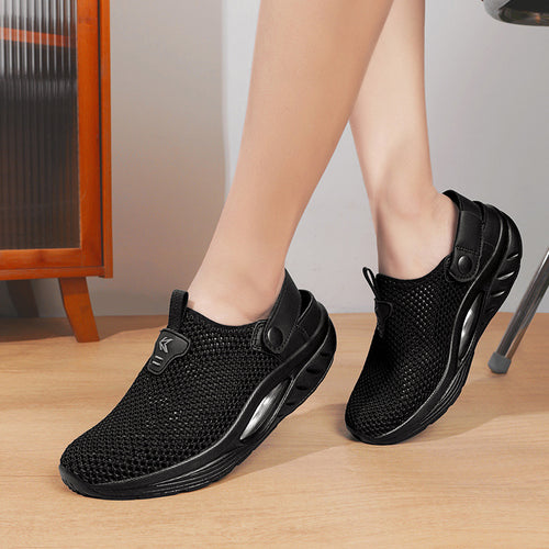 Damen Atmungsaktive Clogs mit dämpfender Sohle EB