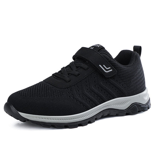 Damen Atmungsaktive Sport-Schuhe mit Klettverschluss und rutschfester Sohle EB