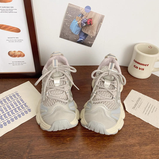 Damen Sneaker mit atmungsaktiver Netzstruktur und stabilisierender Sohle EB