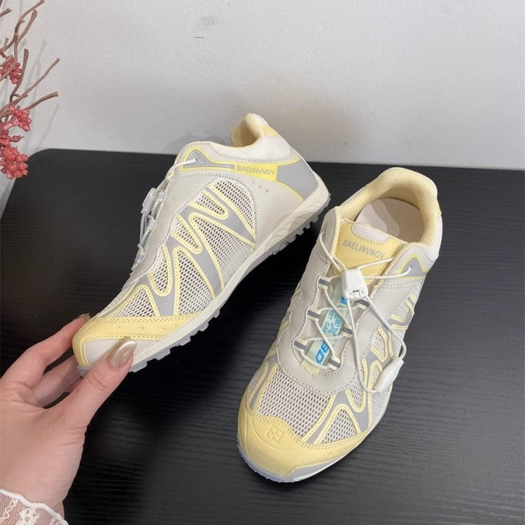 Damen athletische Laufschuhe mit atmungsaktiver Mesh-Oberfläche und innovativem Schnürsystem EB