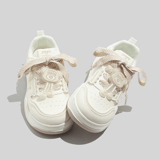 Damen Sneakers mit kreativem Schnürsystem und atmungsaktivem Mesh-Obermaterial EB