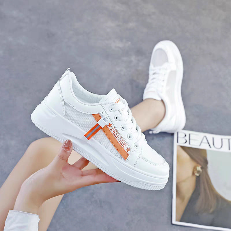 Damen Freizeitsneaker mit modischem Schriftzug und dämpfender Laufsohle EB