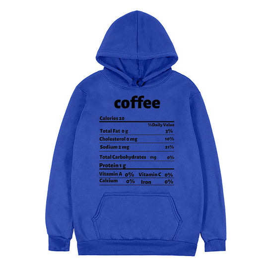 Damen Kapuzenpullover mit kreativem Nährwertdesign EB
