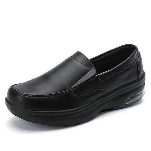 Herren nan ergonomischer Klinik-Slipper für Pflegepersonal mit Luftpolster-Fersendämpfung und rutschfester Profilsohle EB