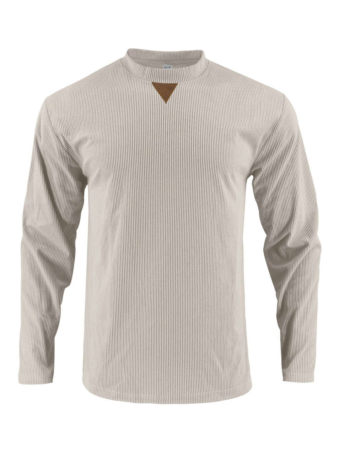 Herren Langarmshirt mit strukturiertem Rippdesign EB