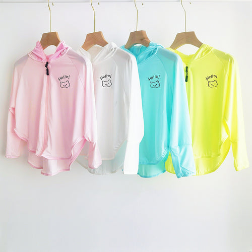 Damen Leichte Kapuzenjacke mit verspieltem Motiv EB