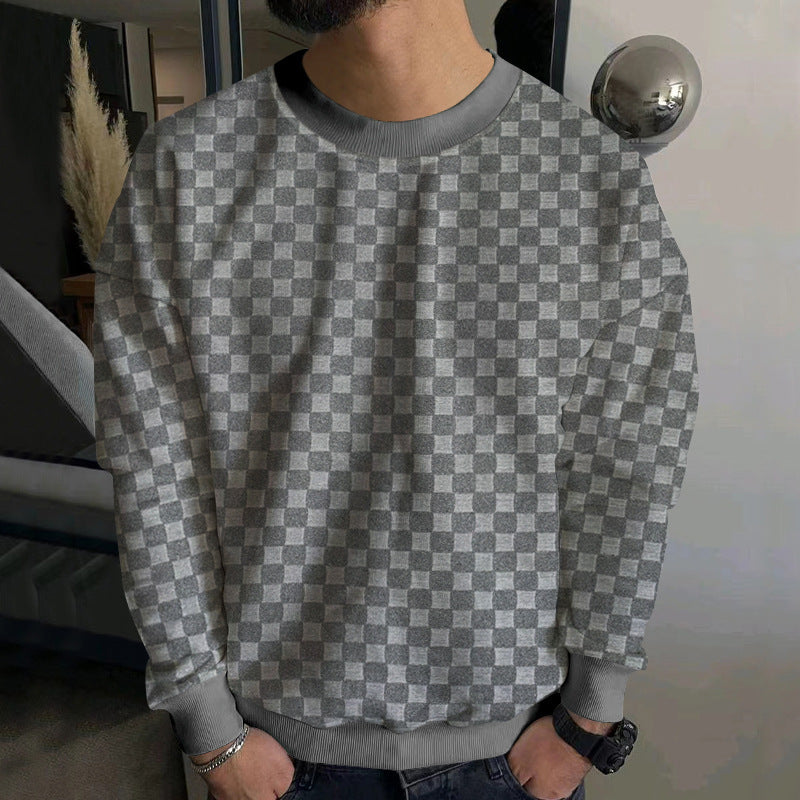 Herren Modischer Sweatshirt mit strukturiertem Design EB