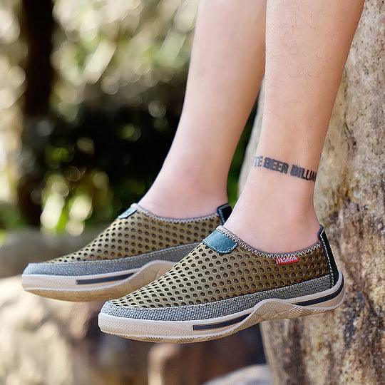 Damen Aerodynamische Slip-On Freizeitschuhe mit atmungsaktivem Material EB
