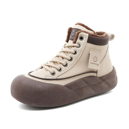Damen Warmgefütterte Winterstiefeletten mit robuster Sohle EB