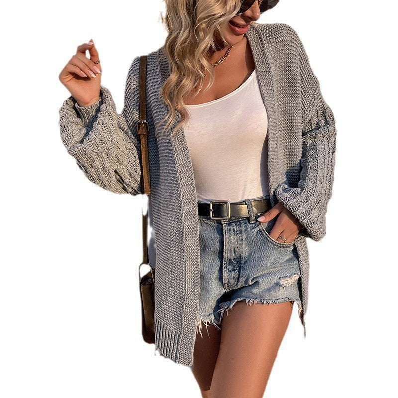 Damen Großer Strickcardigan EB