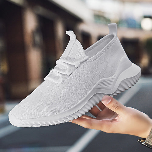 Damen Atmungsaktive elastische Sneakers mit innovativem Schnürdesign EB