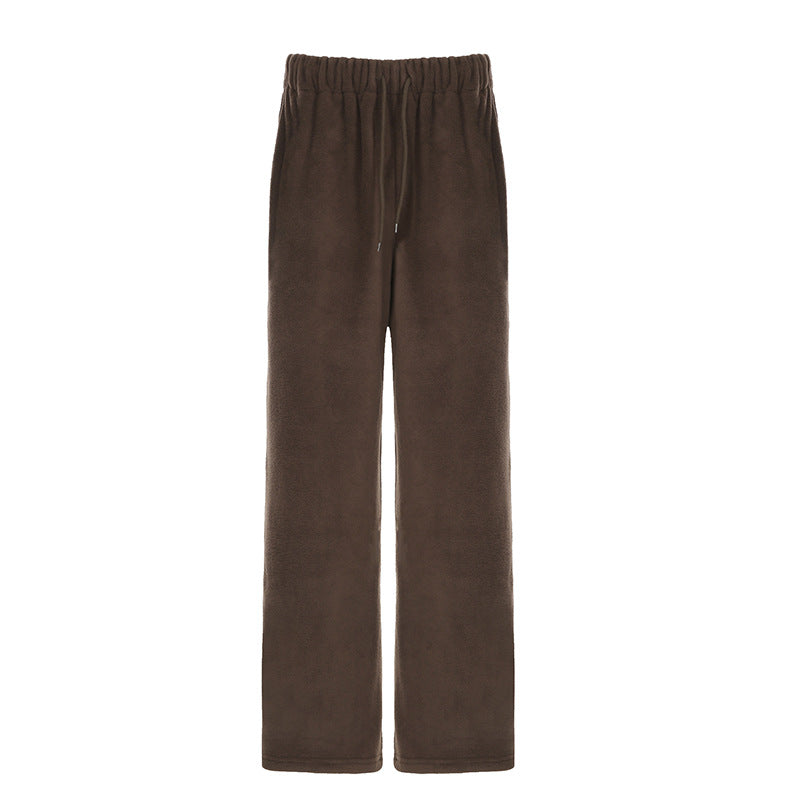 Damen Bequeme Freizeithose aus weichem Fleece EB