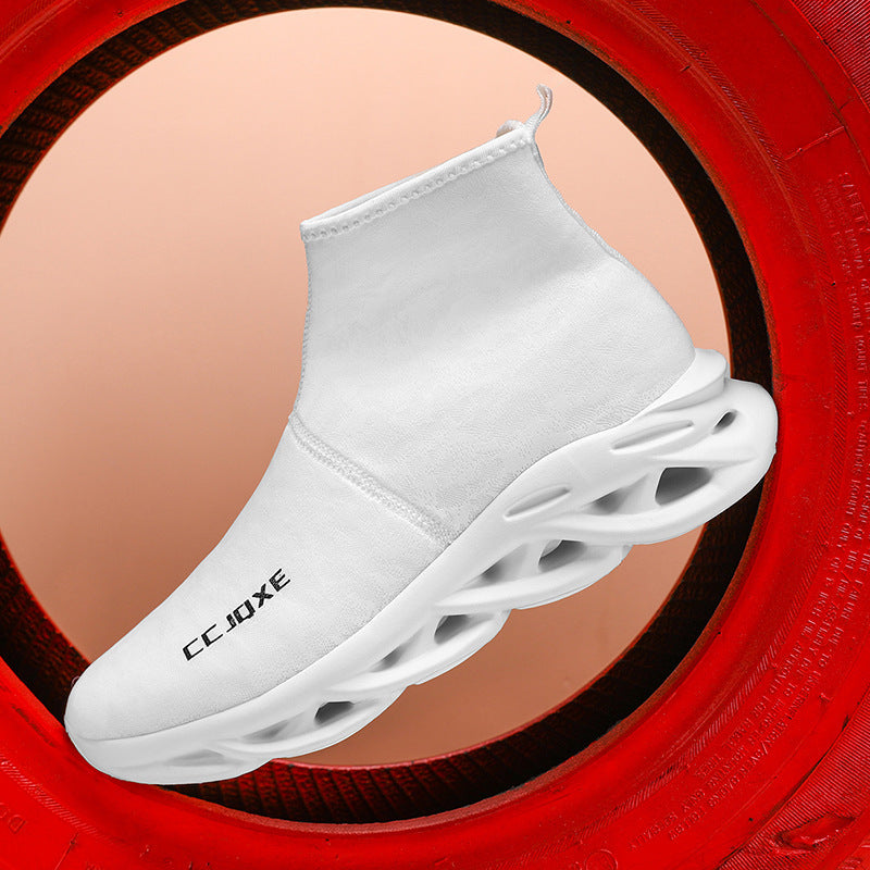 Damen High-Top Sneakers mit flexiblem Gehkomfort und atmungsaktivem Obermaterial EB