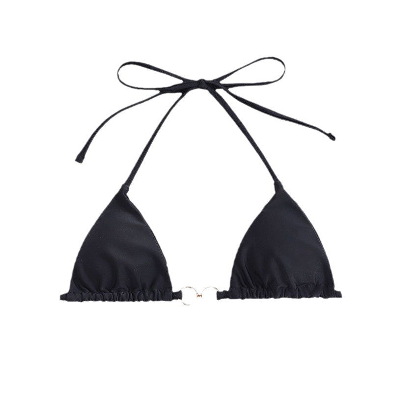 Damen Triangel-Bikini mit hochwertigem Ringakzent EB