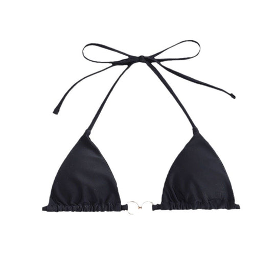 Damen Triangel-Bikini mit hochwertigem Ringakzent EB