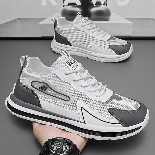 Damen Sportliche Sneakers mit atmungsaktivem Mesh-Obermaterial und dämpfender Sohle EB