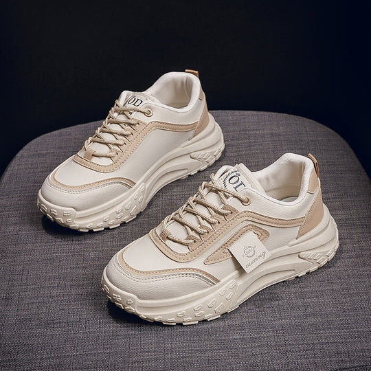 Damen Sportliche Sneaker mit stabiler Laufsohle und atmungsaktiver Oberflächenstruktur EB