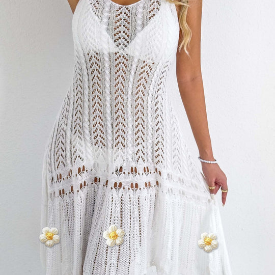 Damen gehäkeltes Strandkleid EB 1779788034