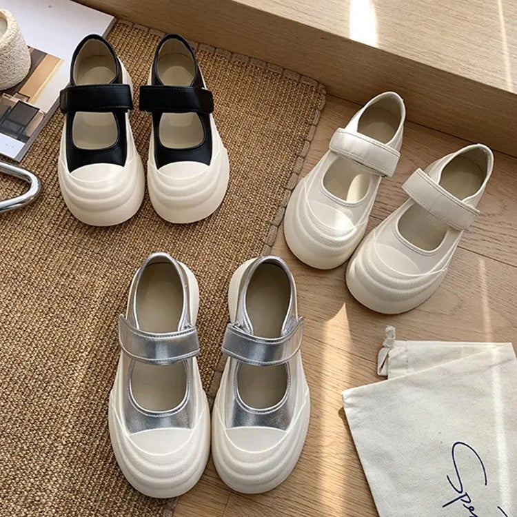 Damen Komfortable Velours-Sneaker mit Klettverschluss EB