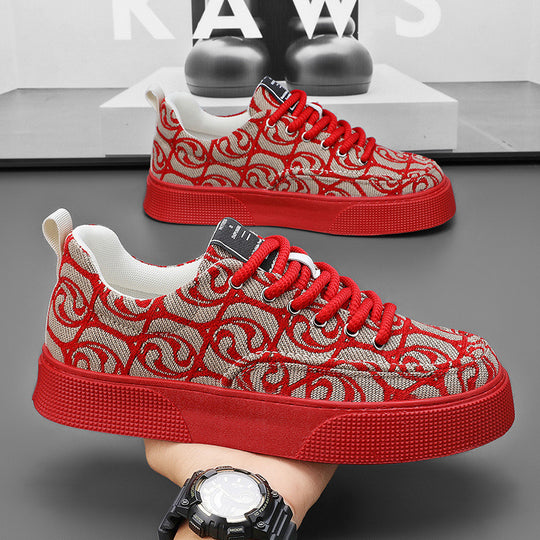 Damen Sneakers mit elegantem Stoffdesign und dämpfender Sohle EB
