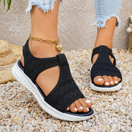 Damen Bequeme und atmungsaktive Freizeitsandalen EB