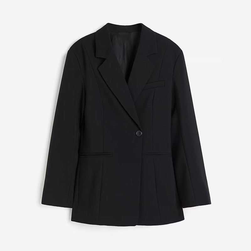 Damen Eleganter Blazer mit tailliertem Schnitt und praktischen Taschen EB