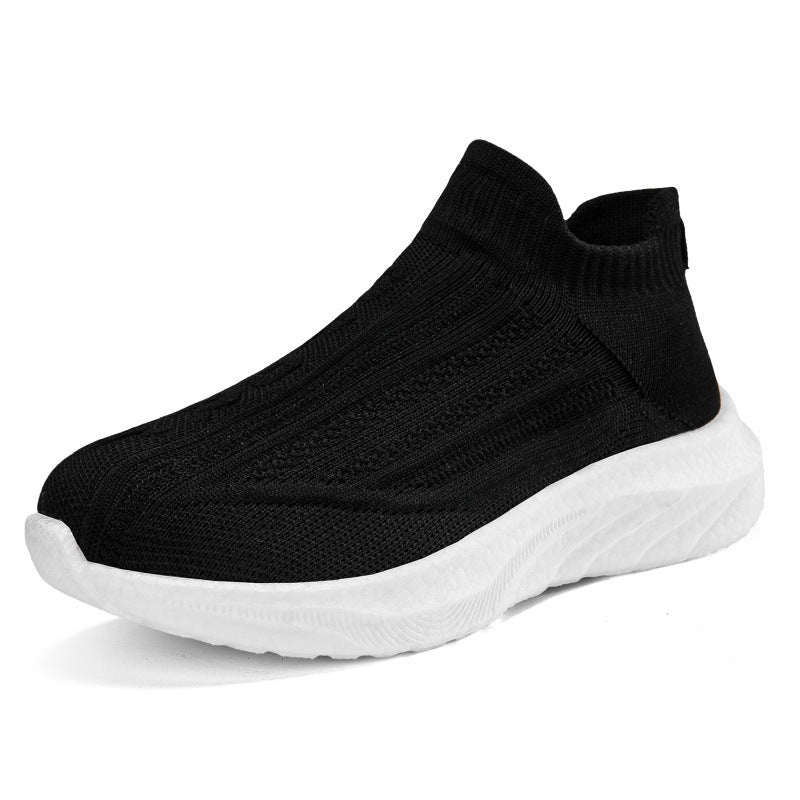 Damen Strick-Sneaker mit rutschfestem Profil und atmungsaktiver Obermaterialstruktur EB
