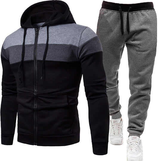 Herren nan zweiteiliges Freizeit-Jogginganzug-Set EB