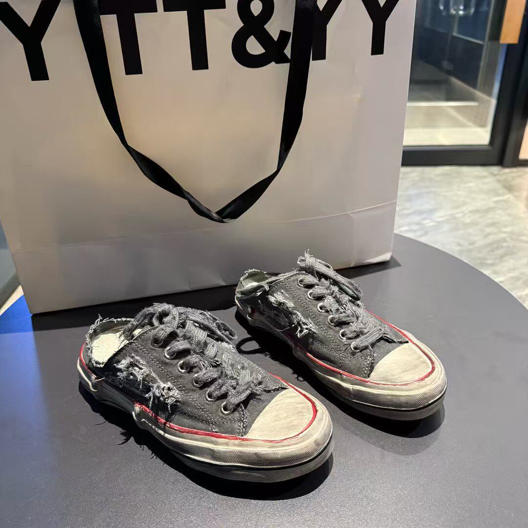 Damen Sneakers mit Vintage-Washed Look und lässigem Design EB