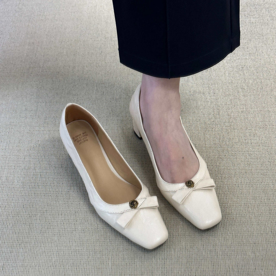 Damen elegante Blockabsatz-Pumps mit modischem Riemchen EB