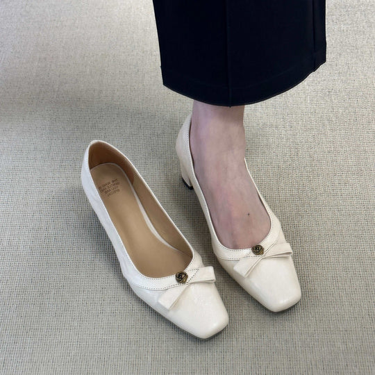 Damen elegante Blockabsatz-Pumps mit modischem Riemchen EB