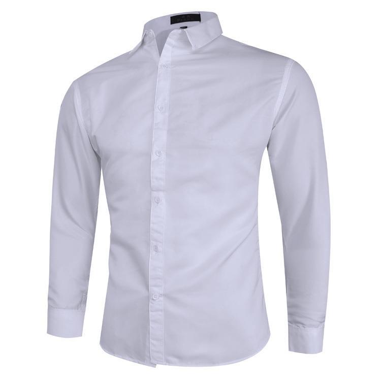 Herren nan Slim-Fit Businesshemd mit Kentkragen Stretchkomfort und bügelleichter Baumwollmischung EB