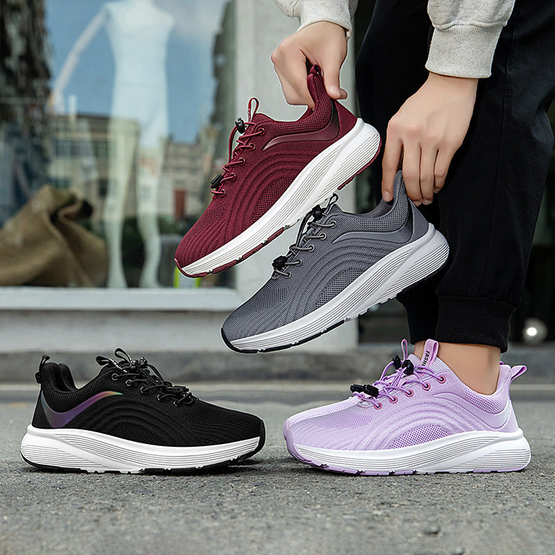 Damen Sportliche Leichtgewicht Laufschuhe mit atmungsaktiver Mesh-Oberfläche EB