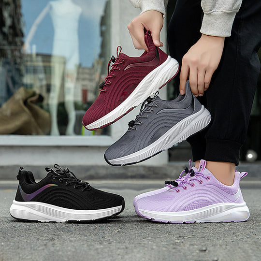 Damen Sportliche Leichtgewicht Laufschuhe mit atmungsaktiver Mesh-Oberfläche EB