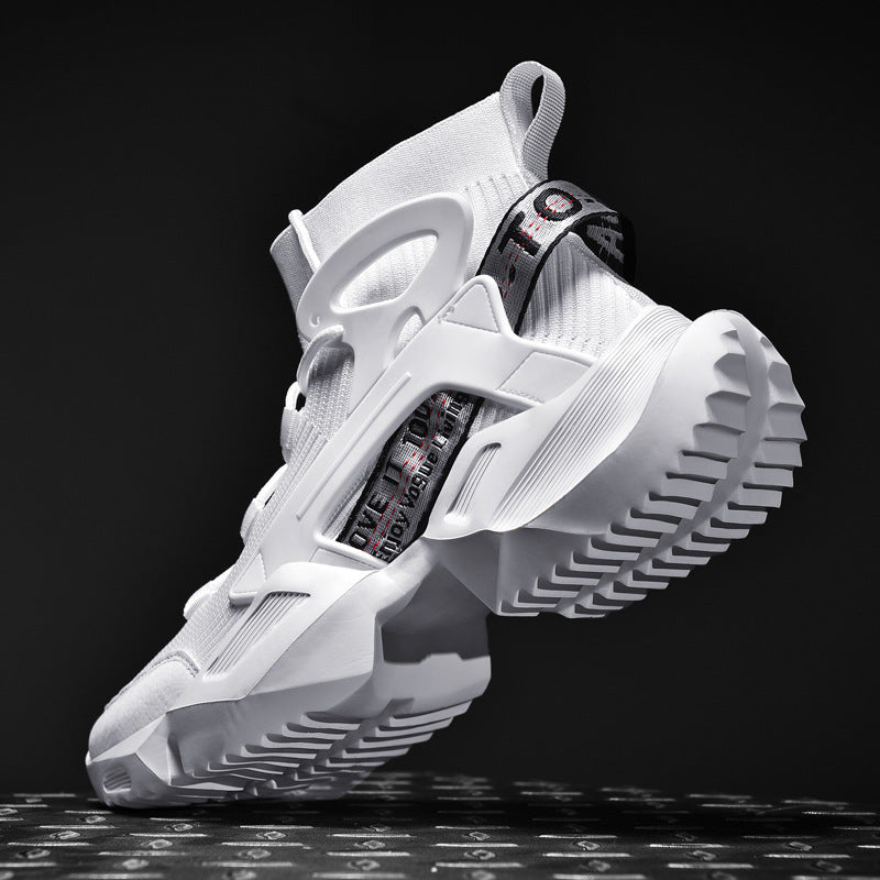Damen Sportliche High-Top Sneakers mit innovativem Design und rutschfester Sohle EB
